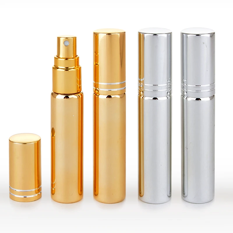 Garrafa de Perfume Atomizador de Perfume com Garrafas de Vidro Recipiente de Viagem Peças Lote Recarregável uv Vazia Tangentes 100 - 10ml 10 High Quality Beleza e saúde