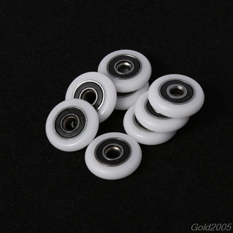 Bath cabinet roller wheel 8 Pcs shower room accessories bearing roller wheel 5*23*5.7mm G25 Whosale&DropShip shower door rollers,shower room rollers,roller bearing,pu roller