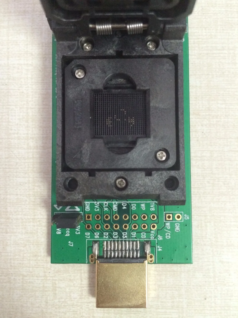  eMMC socket test flash chip eMMC153 socket eMMC169 BGA169 socket BGA153 Android phone flash data ba
