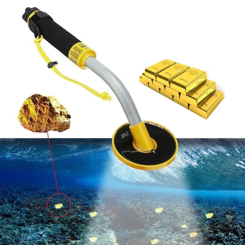 

30M Underwater Metal Detector Waterproof Pinpointer Pulse Induction Gold Treasure PI-iking 750