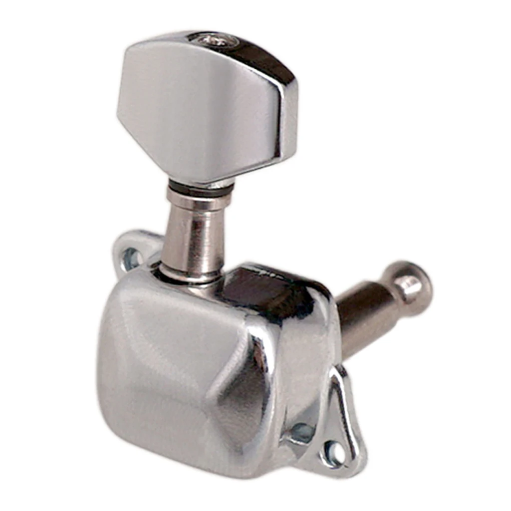 Zinc Alloy 6R Semiclosed Tuning Pegs Tuner Machine Head Electric Guitar Part Musical Instruments Accessories