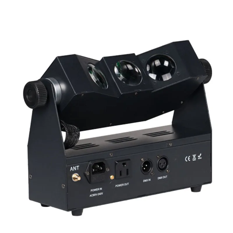 Беспроводной DMX Uplight 3*10 Вт RGBA три светодиодные Настенные светильники с питанием
