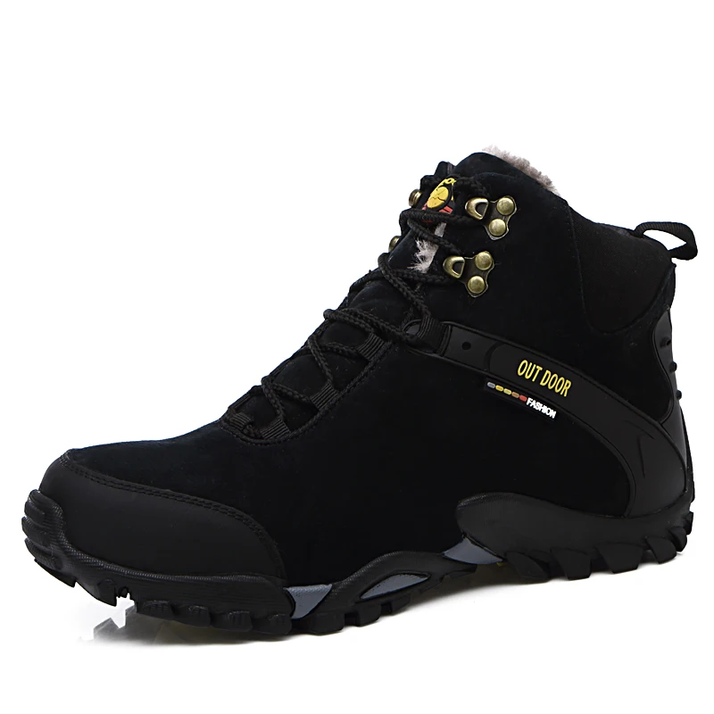 

Winter Men Hiking Shoes Men Snow Boots Men Waterproof Warm Trekking Wear-resistant non-slip soft and comfortable Walk Shoes Men