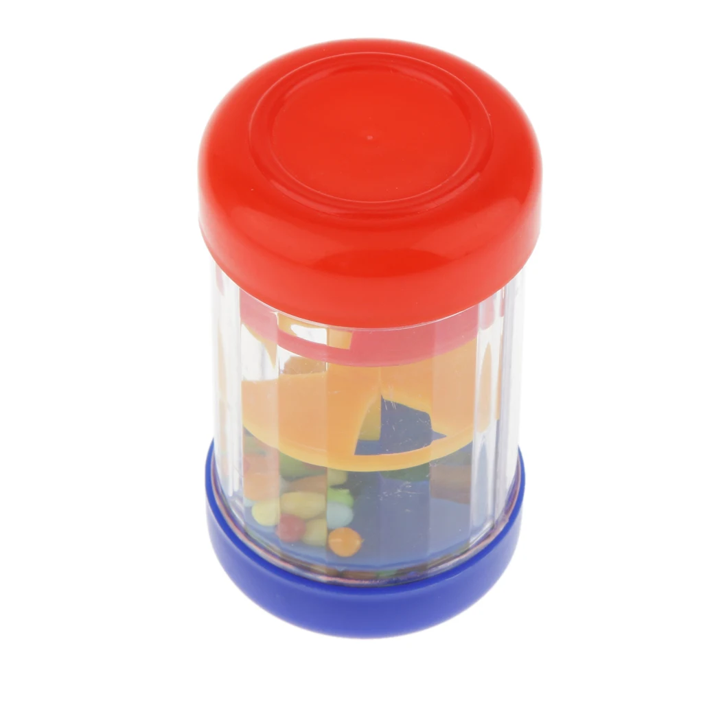 MagiDeal Hot Sale 1Pc Plastic Rain Sound Maker Shake Colorful Beads for Children Baby Kids Learn Play Toy Birthday Gift 3kinds