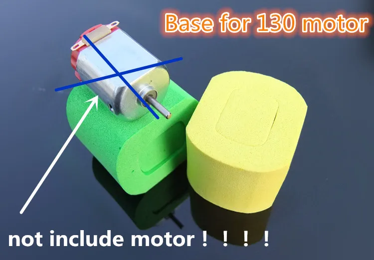 

1pc K816 EVA Foam Micro DC Motor Base for our 130/180 Motor Colorful Motor Holder Free Shipping Russia