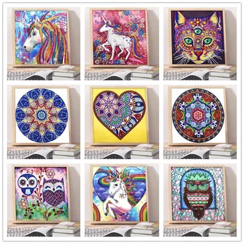 

Diamond Cross Stitch/5D DIY Special Diamond Animal Flower Diamond Embroidery / Sticker Mosaic