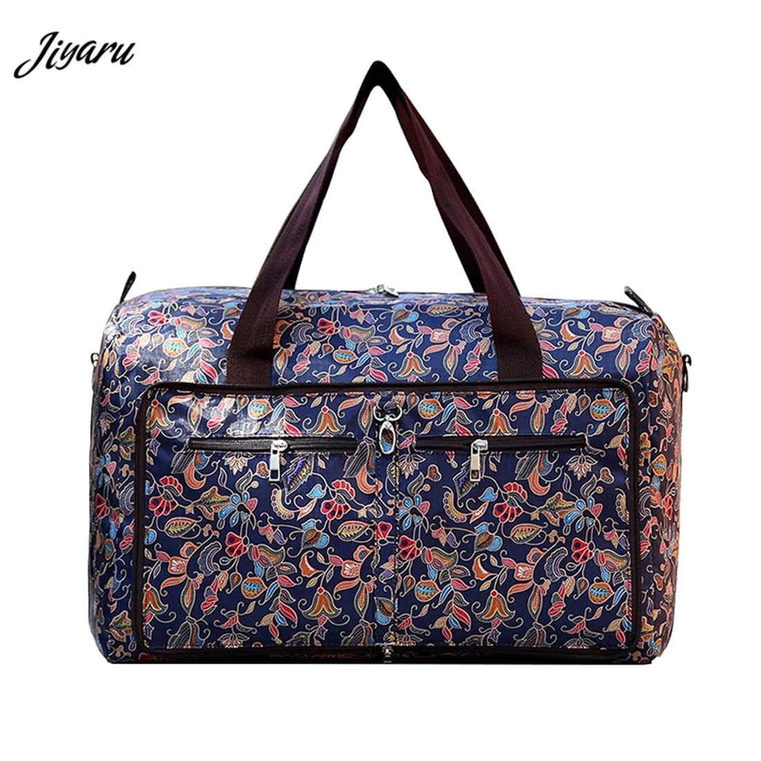 

2019 Designer Travel Bags Floral Print Duffel Travel Bags Waterproof Portable Luggage Big Size Women Tote Bags Weekend