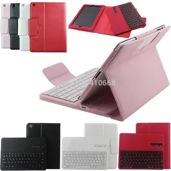 

Colorful Wireless Bluetooth ABS Plastic Detachable Keyboard Case Cover For Apple iPad 5 5th Air +Stylus+Screen Protector