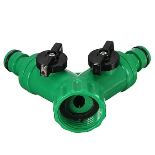1pc/lot Hose Pipe 2 way Connector New Hot ABS Hose Pipe Splitter Tap