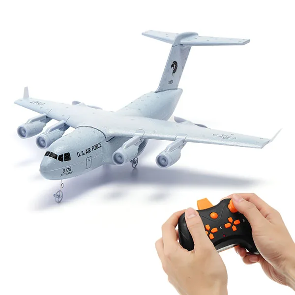 C17 C 17 транспорт 373 мм размах крыльев EPP DIY RC Самолет RTF|Радиоуправляемые самолеты| |