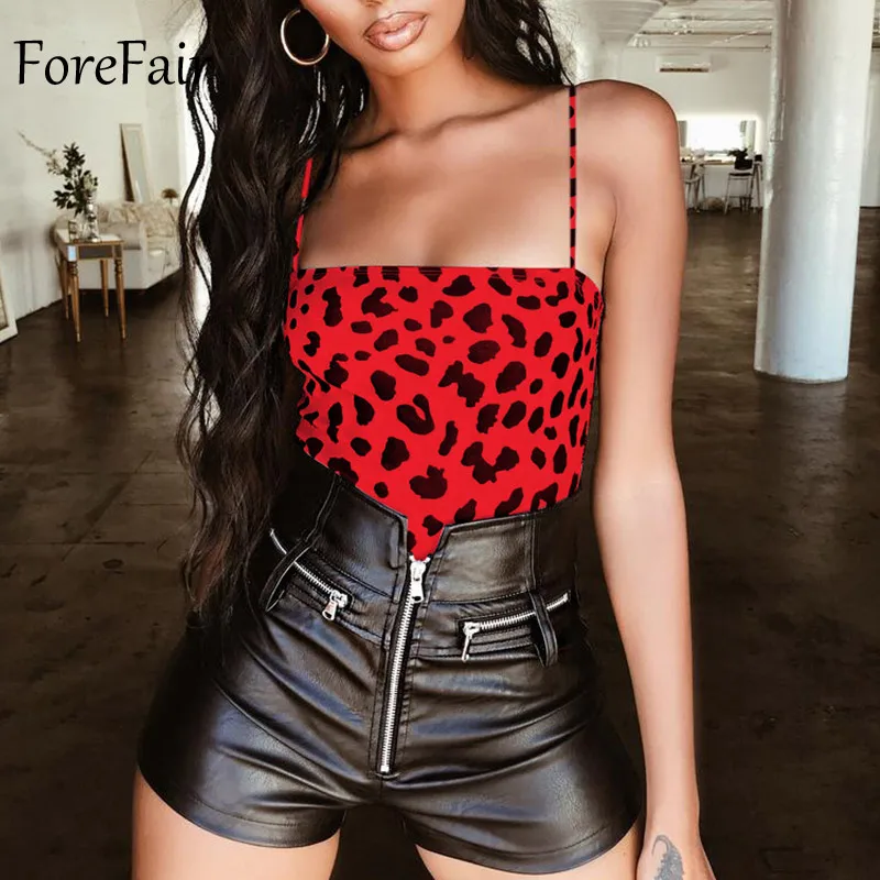 Forefair ليوبارد مثير ارتداءها النساء الجسم أعلى قبالة الكتف أكمام السباغيتي حزام عارية الذراعين Bodycon الصيف بذلة Forefair ليوبارد مثير ارتداءها النساء الجسم أعلى قبالة الكتف أكمام السباغيتي حزام عارية الذراعين Bodycon الصيف بذلة