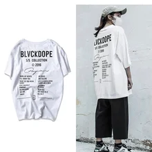 Панк Blvckdope футболка kanye west хип-хоп футболка дизайн уличная мужская одежда крутая модная мужская футболка летний топ camisetas