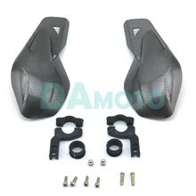 УГЛЕРОДНЫЙ узор мотоцикл мотокросса велосипед 7/" Универсальный руль ручной охранники рукавицы