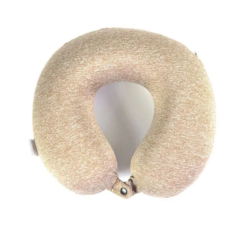 Yellow Memory Foam u-образный дорожная подушка для шеи головки автомобиля надувная подушка для отдыха для путешествий офис сон подголовник воздуха Подушка Шейная Подушка VU018 - Цвет: Yellow