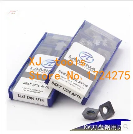 10pcs SEKT1204 AFTN LT30 CNC milling cutter carbide INSERT