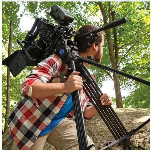  benro BV6/BV4/BV8/BV10 Series Camera Tripod Adjustable Damping Hydraulic PTZ Photography Profession