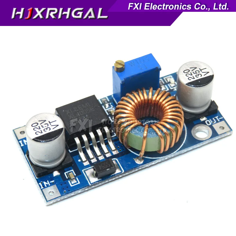 

XL4005 DSN5000 Beyond LM2596 DC-DC adjustable step-down 5A 75W power Supply module Large current Large power