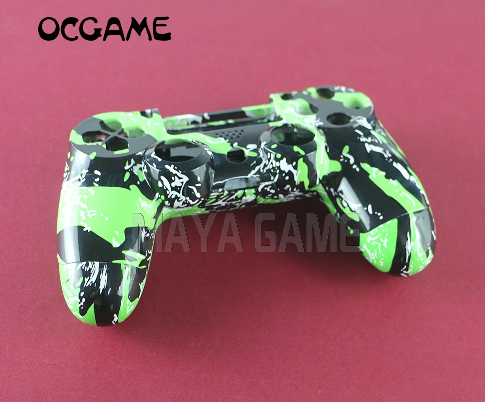 OCGAME 풀 하우징 쉘 버튼 커버 케이스 교체, PS4 컨트롤러 JDM-010 JDM-020, 1 세트
