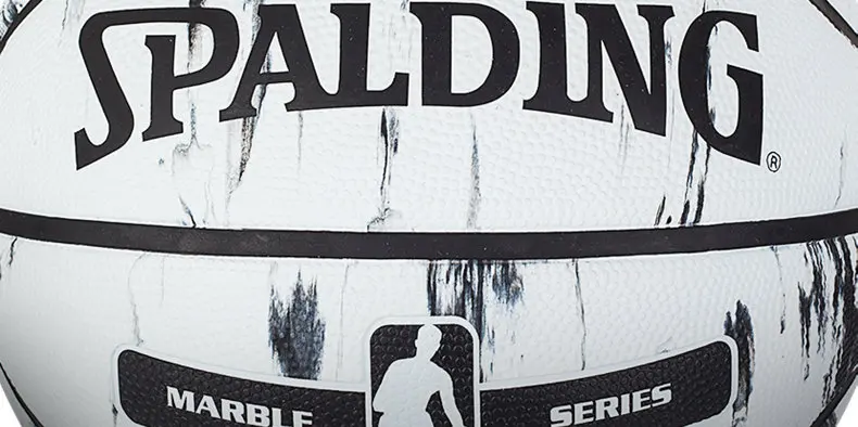 SPALDING ORIGINAL Marble series basketball official size 7 rubber materialoutdoor men's match ball 83-635Y