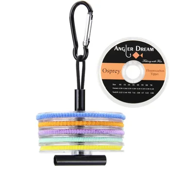 

Flouorocarbon Tippet Line 2/3/4/5/6X Fly Fishing Tippet Line with Tippet Holder & Line Tender