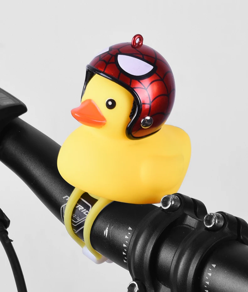 

VG Sports Bicycle Duck Bell With No Light Broken Wind Small Yellow Duck MTB Road Bike Motor Helmet Riding Cycling Accessories