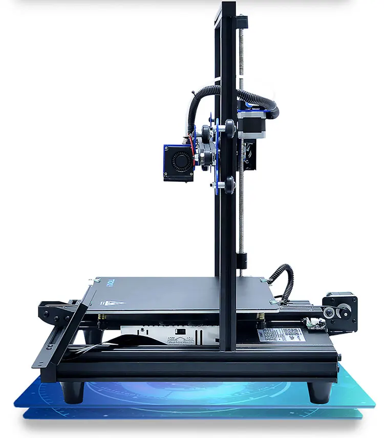 TRONXY Модернизированный 3d принтер, комплект XY-2, профессиональная печать, 255X255X260 мм, быстрая сборка, автоматический уровень, непрерывная печать, датчик накаливания