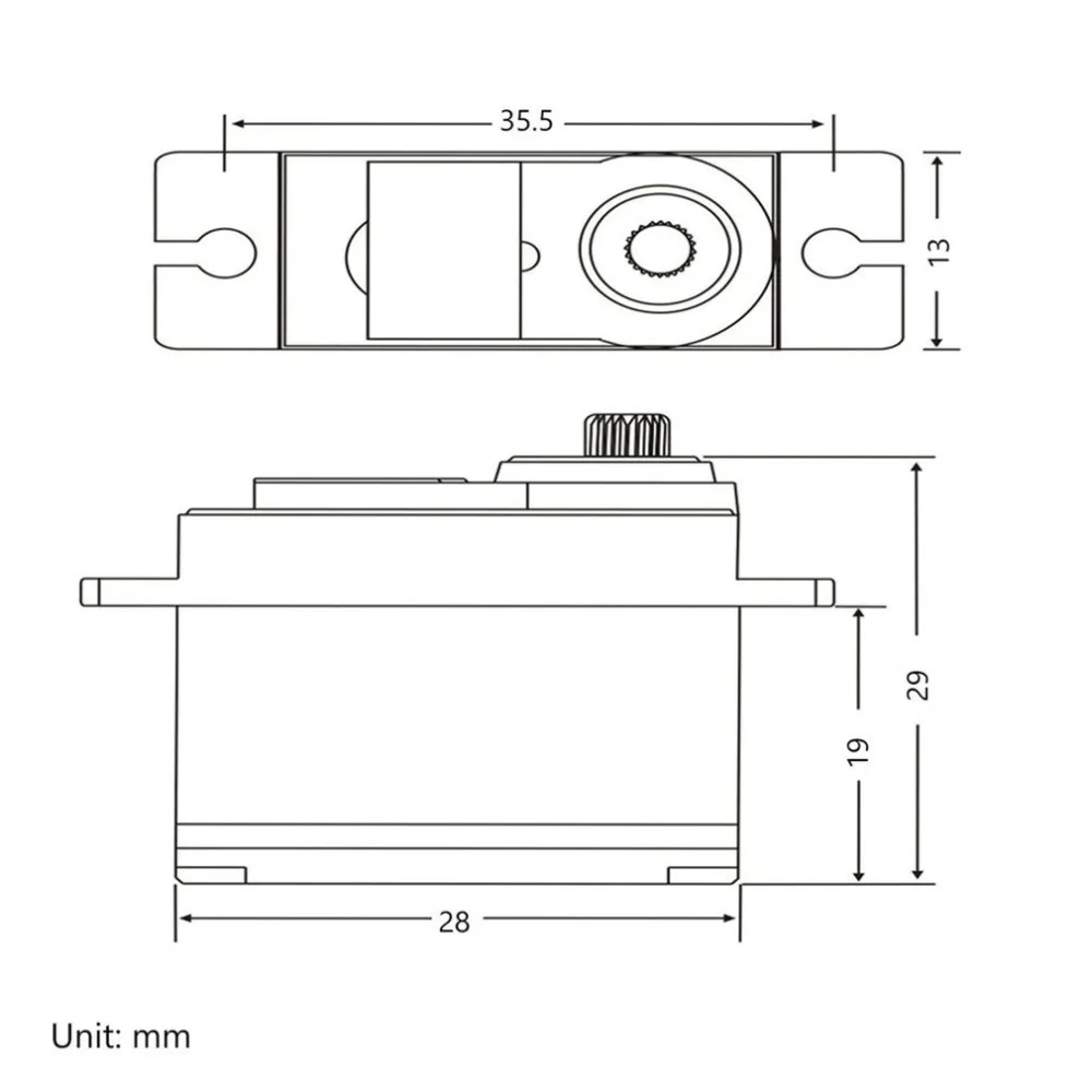 17 г металлический Шестерни Servo 4,8-6 V для 1/18 Wltoys A949 A959 A969 A979 A959-A A969-A A979-A RC автомобиль грузовик модели рулевой тяги