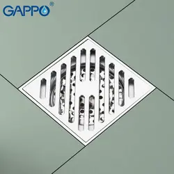 GAPPO истощает анти-запах из нержавеющей стали Ванная комната Душ напольные покрытия стоков сушилки пробки Ванная комната крылом фильтры