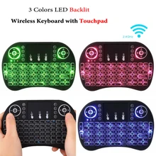 3pcs/lot i8 Air Mouse Mini Wireless Keyboard Universal Smart Remote Control Backlit for Android TV BOX X96 T95 PC PS3 Gamepad