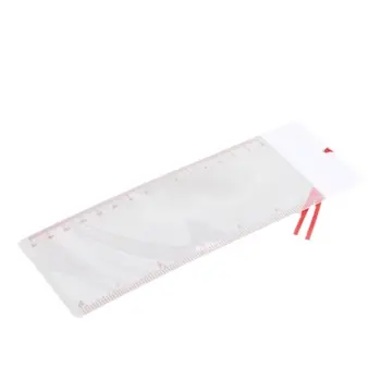 

SOSW-Pocket Ruler Bookmark Magnifier Sheet Magnifying 3X Magnification