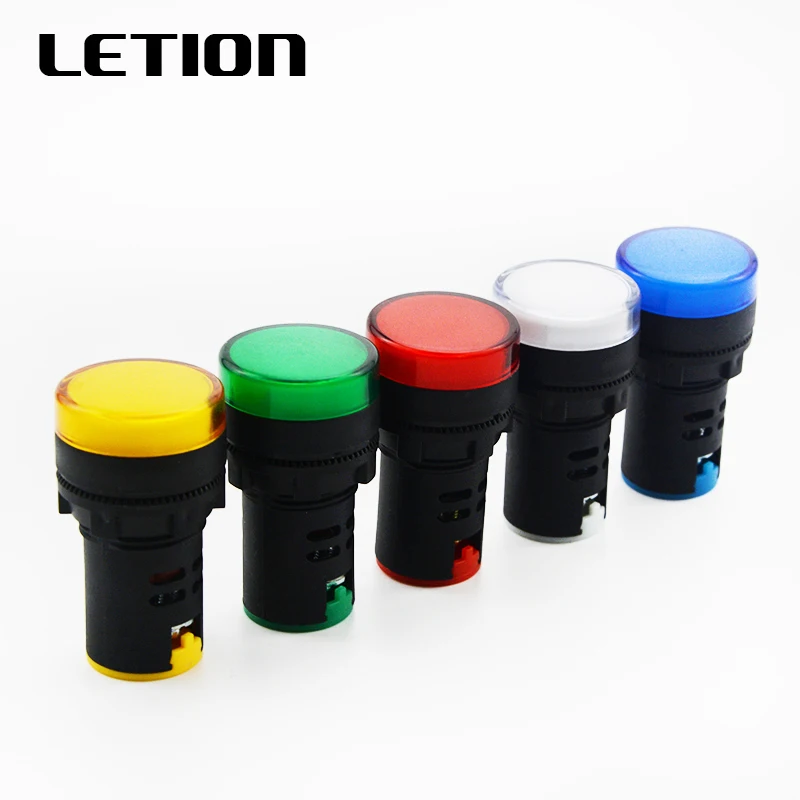

AD16-22DS 22mm Panel Mount LED Power Indicator Pilot Signal Light Lamp 6V 12V 24V 36V 48V 110V 220V 380V Free Shipping