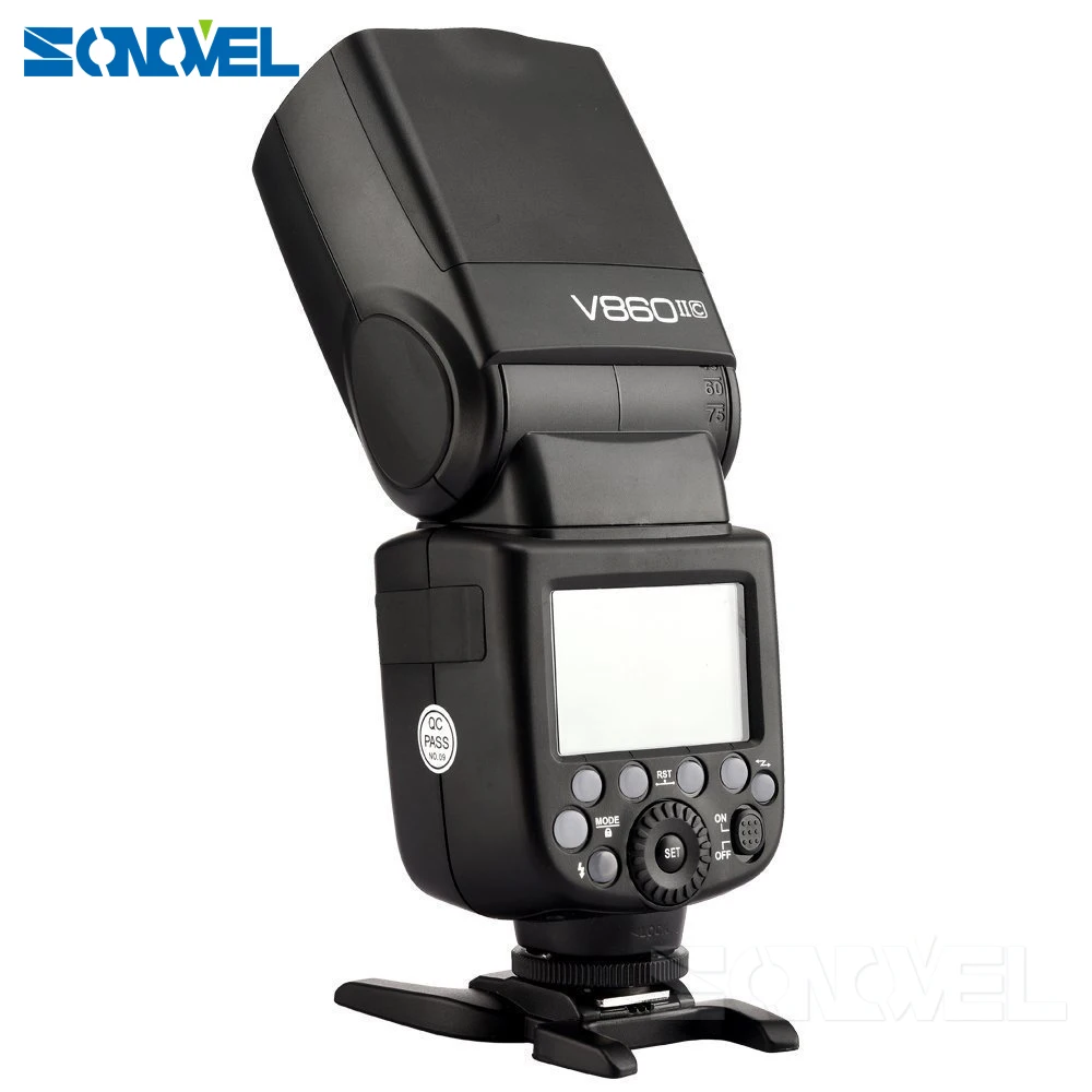 DHL! 2x Godox v860ii-c v860iic Speedlite GN60 HSS 1/8000 s TTL вспышка+ x1t-c Беспроводной передатчик для Canon DSLR+ подарок