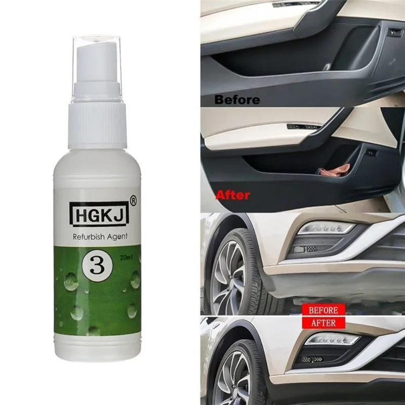 Us 1 88 30 Off 1pc 20ml Car Cleaning Interior Leather Seat Maintenance Refurbisher Care Leather Shoes Auto Window Cleaner Car Accessories In Window