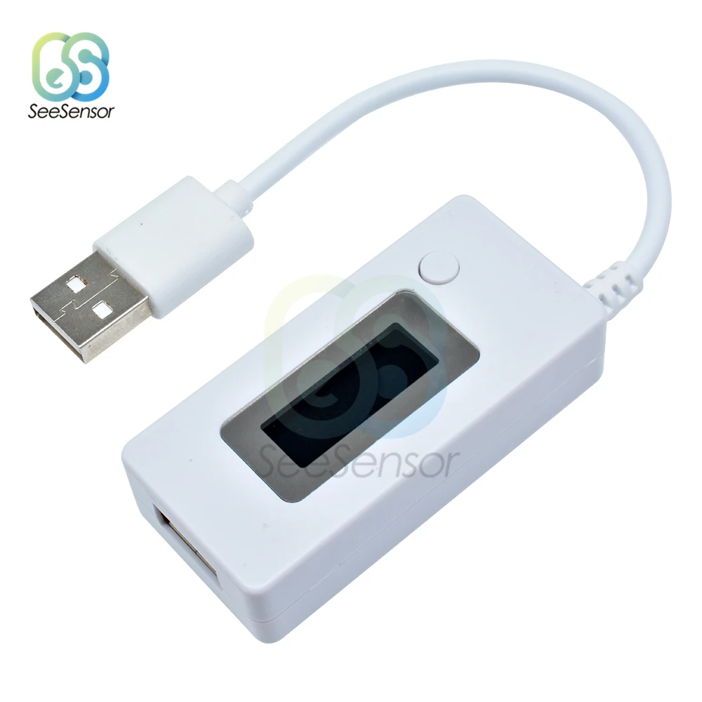 ЖК-экран мини-телефон USB зарядное устройство Тестер Вольтметр Амперметр Напряжение измеритель тока Емкость тестер мобильное зарядное устройство детектор