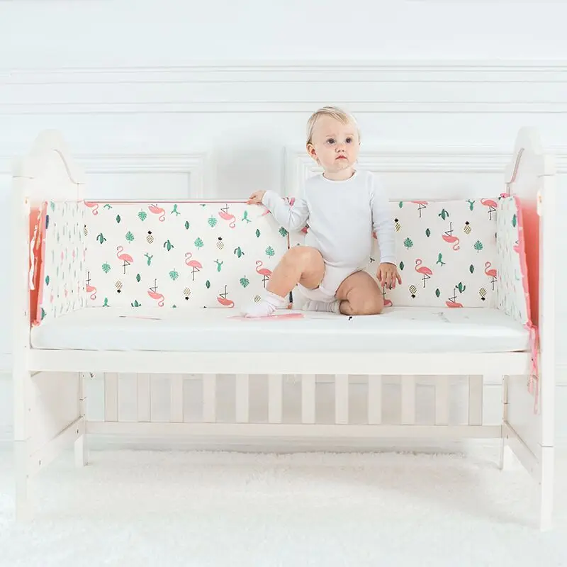 Cotton Baby Bumper Fashion Hot Crib Bumper Infant Bed Baby Bed Bumper Safe Protection For Baby Use 120cm*30cm