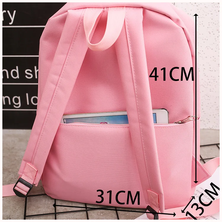 4Pcs/set Women School Backpacks Nylon Schoolbag For Teenagers Girls Student Book Bag Boys Satchel Bolsas Mochilas Sac A Dos