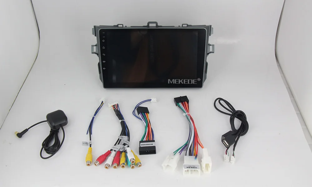 Discount MEKEDE Car multimedia player Radio stereo Car Android 8.1 For toyota corolla 2007-2011 with Navigation Stereo  (No dvd) WIFI BT 7