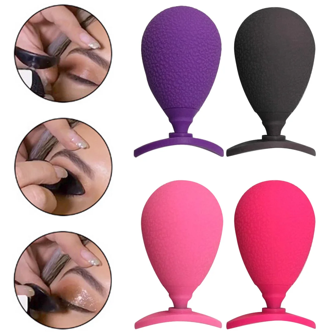 

1pc Beauty Fashion Black Purple Magic Eyeshadow Stamp Crease Lazy Makeup Applicator Eyes Makeup Tools