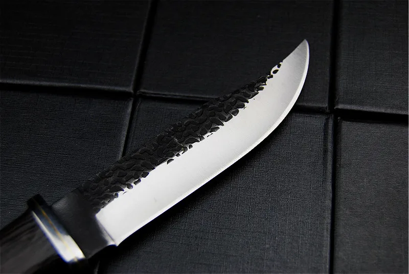 Стрейчевый нож из углеродистой стали EVERRICH Three swordsman forge охотничий материала
