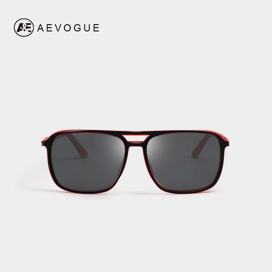 

AEVOGUE Polaroid Sunglasses Men Steampunk Square Vintage Glasses For Driving Brand Design Googles Gafas De Sol UV400 AE0623