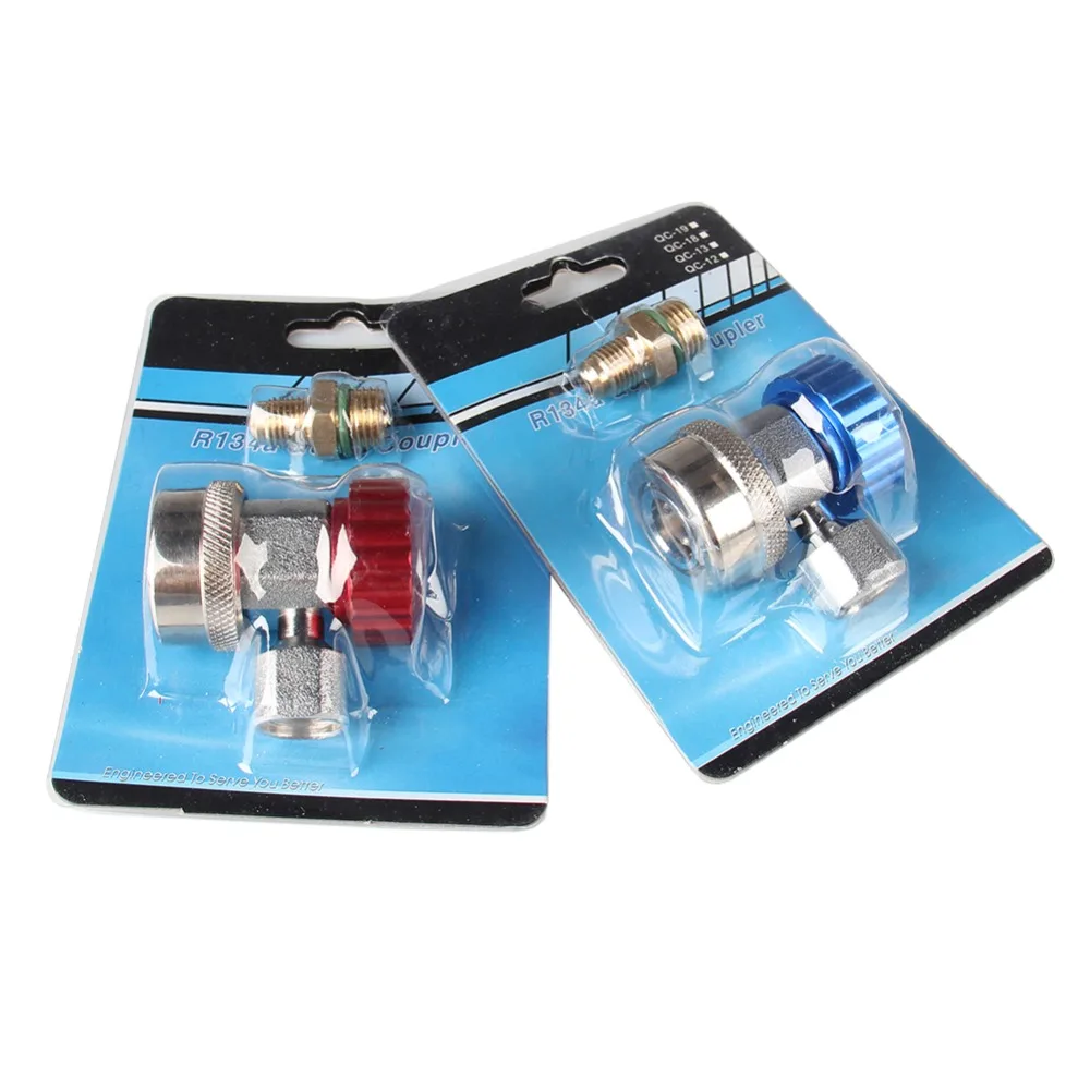2 шт. автомобильные адаптеры соединители для кондиционера|manifold gauge set|freon r134amanifold |