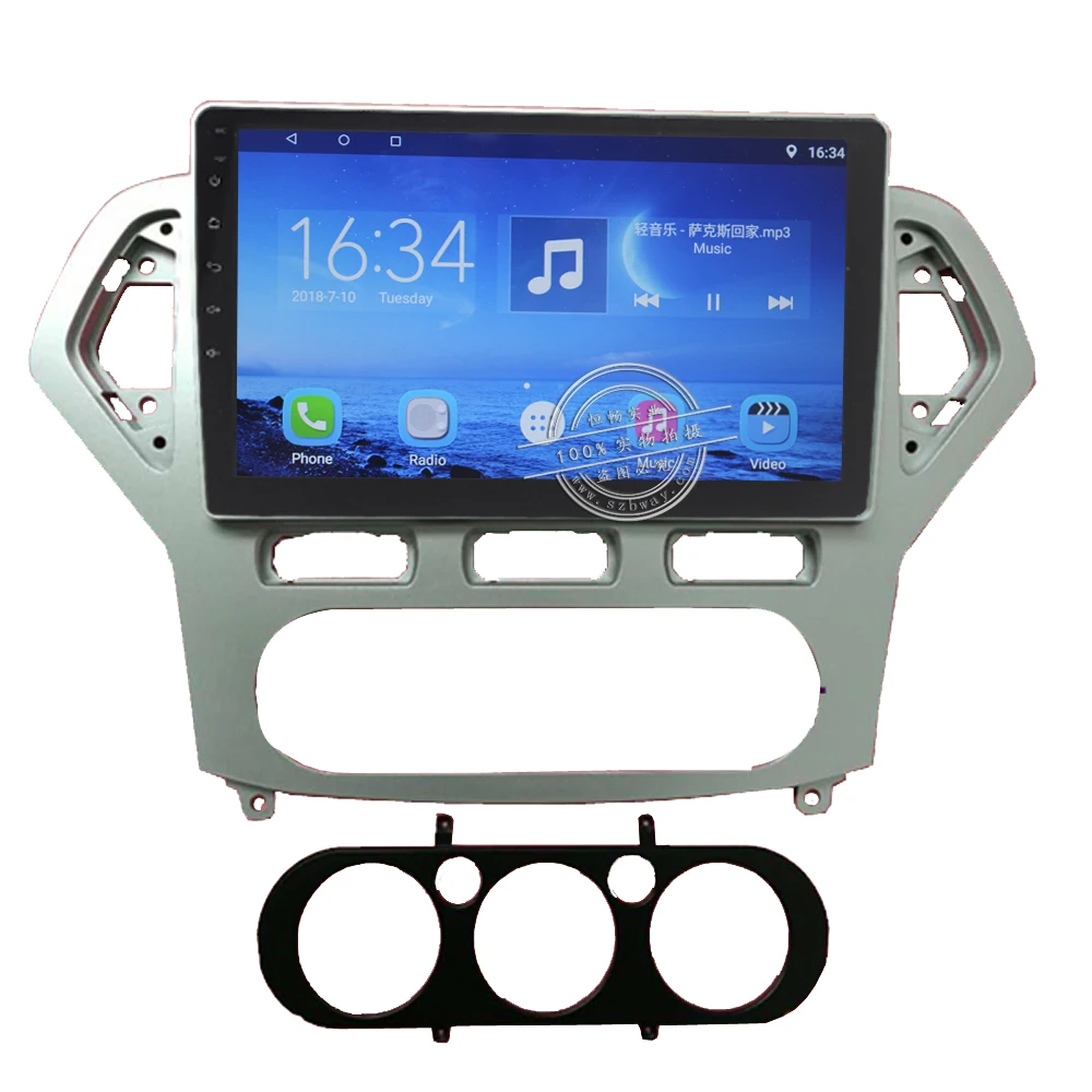 Best Bway 10.1" Car radio for Ford Mondeo 2007-2010 Quadcore Android 7.0.1 car dvd player gps navi with 1 G RAM,16G ROM 1 Best Bway 10.1" Car radio for Ford Mondeo 2007-2010 Quadcore Android 7.0.1 car dvd player gps navi with 1 G RAM,16G ROM 1
