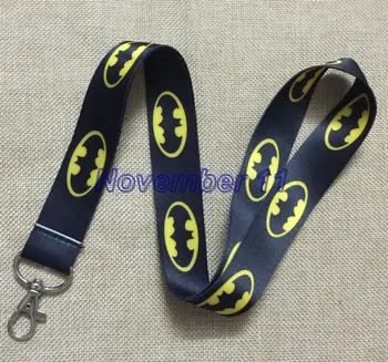 

Lot 50Pcs cartoon batman Cell Phone Lanyards MP3 Strap Lanyards NECK Lanyard Charm WW259