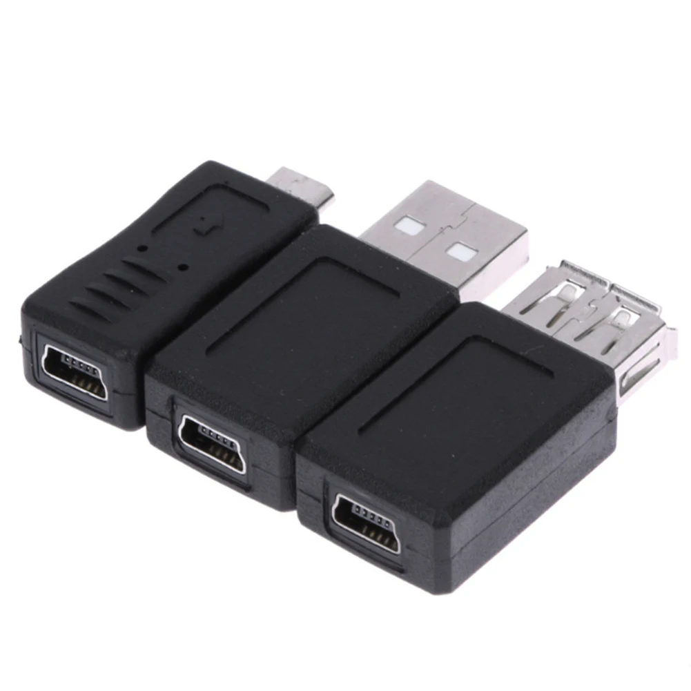 10 шт. 12 шт. OTG 5pin F/M Mini Changer адаптер конвертер USB мужчин и женщин Micro USB адаптер USB 2,0 гаджеты телефон конвертер