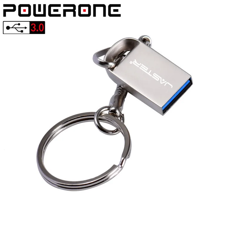 POWERONE USB 3,0 мини USB металлический 4 ГБ 16 ГБ 32 ГБ 64 ГБ флеш-накопитель водонепроницаемый usb флеш-накопитель высокоскоростной логотип клиента