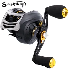 Sougayilang 12BB катушка для ловли на приманку, катушка для ловли рыбы, катушка для ловли морской окунь, катушка для ловли на приманку, Максимальное сопротивление, 18LB, отслеживание ловли