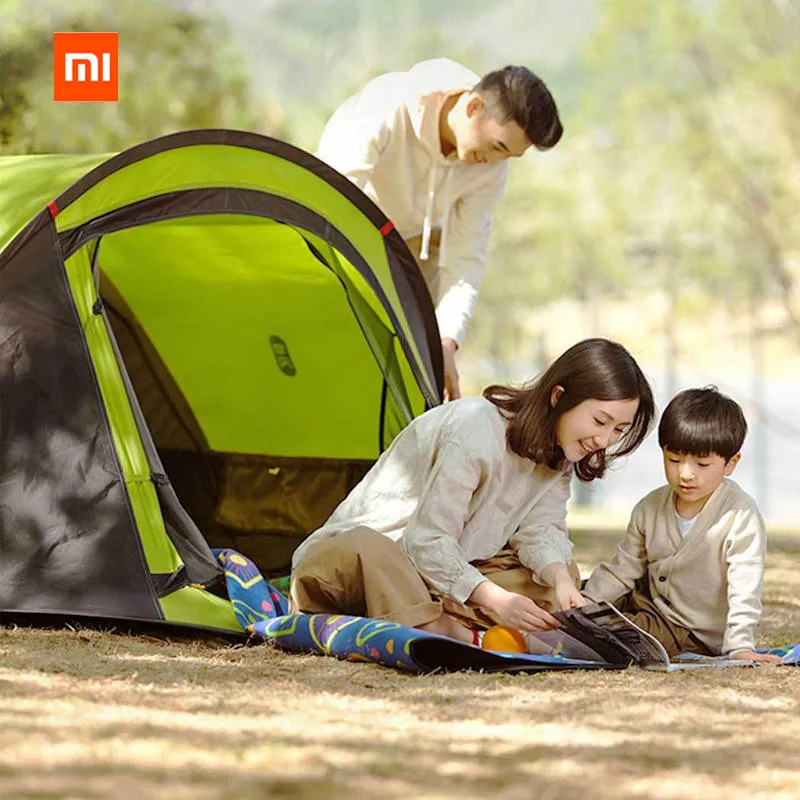  Original Xiaomi Mijia zaofeng 3-4 People Automatic Camping Tent Outdoor Waterproof Double Layer Can