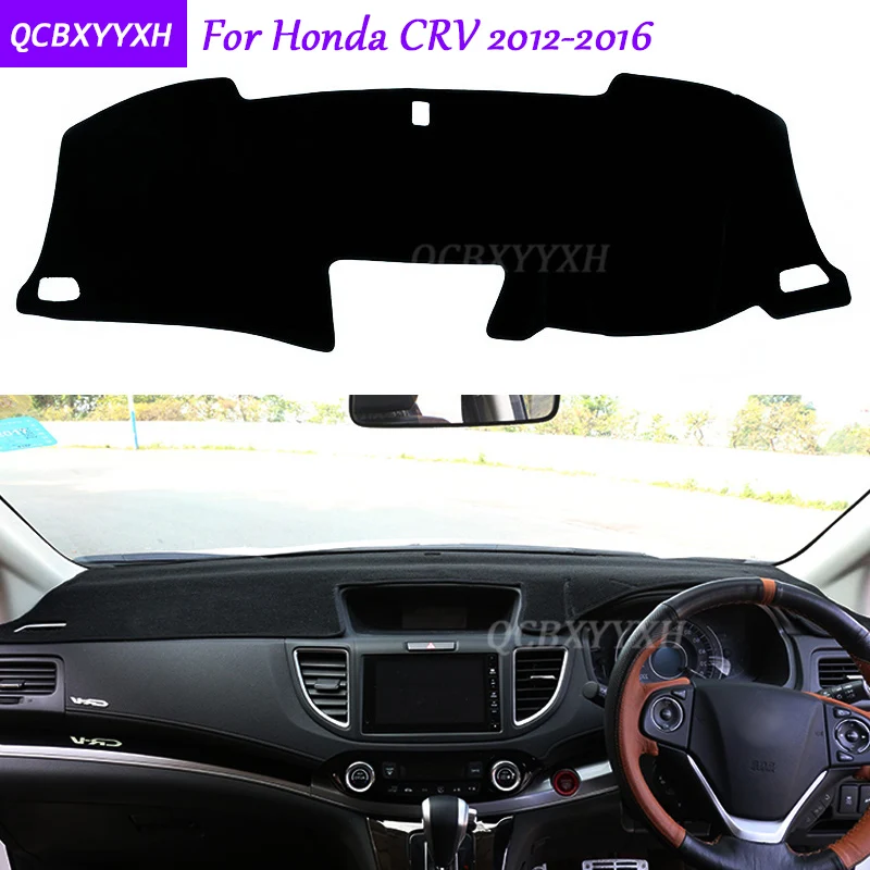 Для Honda CRV 2012- коврик на приборную панель защитный интерьер Photophobism накладка защитная накладка теневая Подушка аксессуары для стайлинга автомобилей