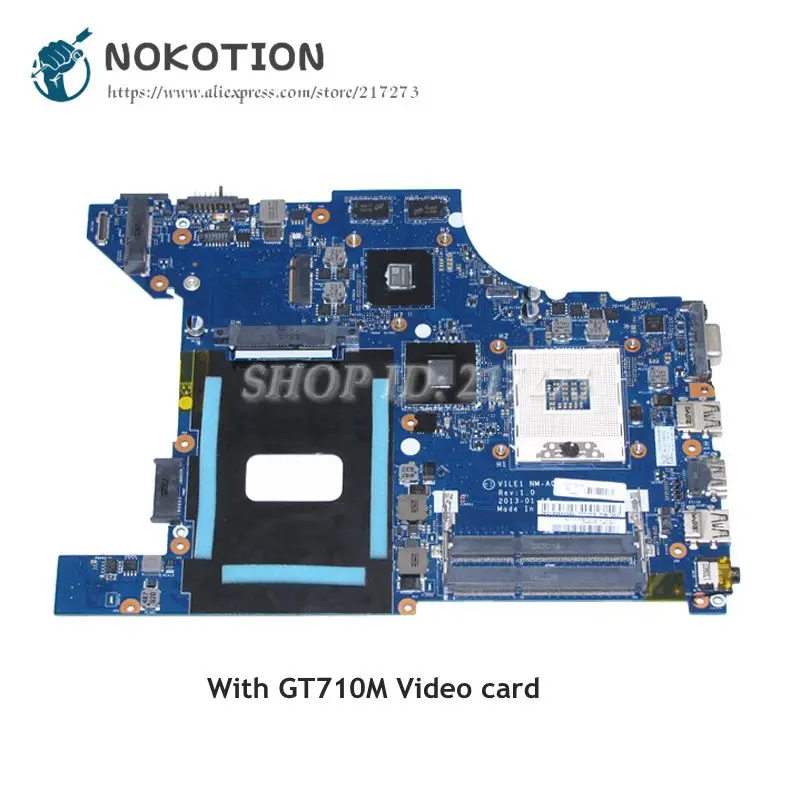 NOKOTION для Lenovo ideapad E431 материнская плата ноутбука 14 'ཀY1292 VILE1 NM A043 основная HM77 DDR3