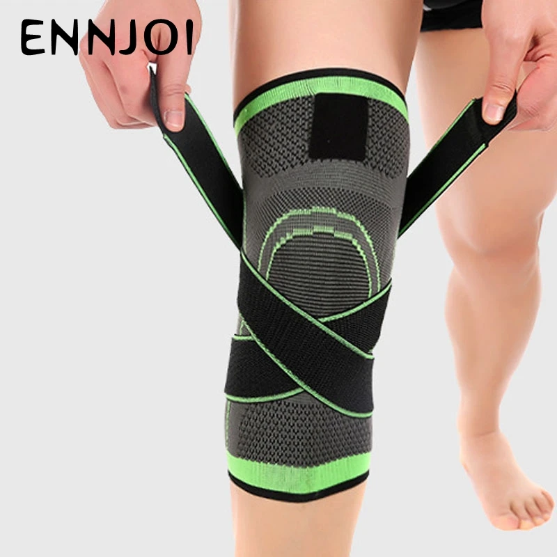 Breathable Elasticated Sweat Absorption Nylon Knee Brace Knee Pad